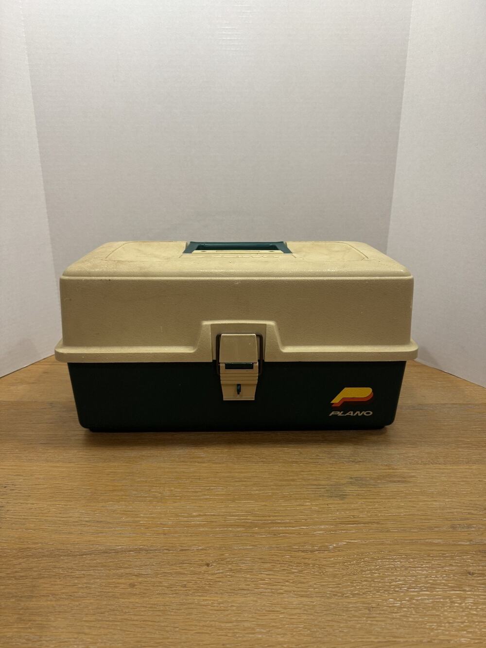 Vintage Plano Tackle Box 6803 Series 3 Tier Fold Out Trays Fishing Organizer